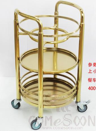 Round Service Cart, Ss201. 40*79cm