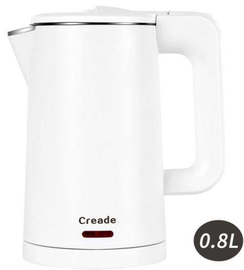 0.8L Electric Kettles with Double Layer Suit, Stainless Steel+ ABS Engineering Plastics