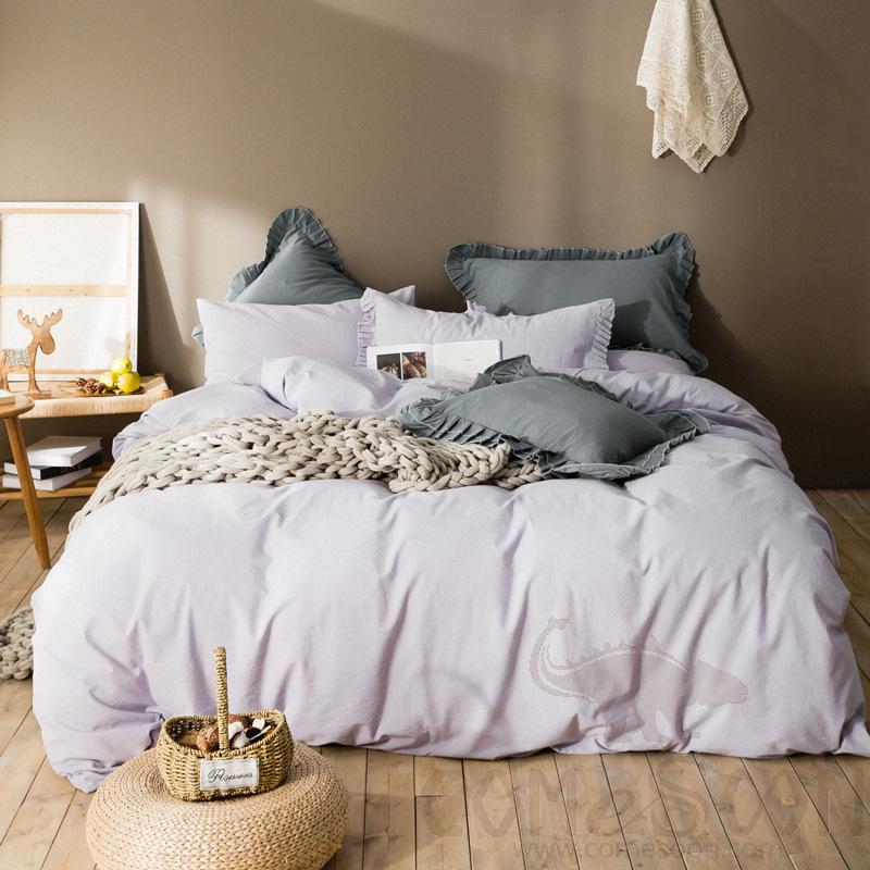 Bed Linens, Cotton, 4 Piece Set(for W150&180 cm Bed)