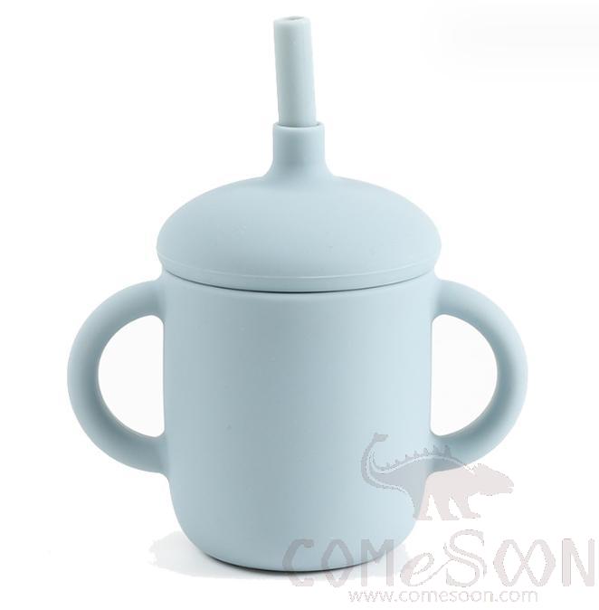 Children's Mushroom Cup, Silicone, 150ML, Sky Blue