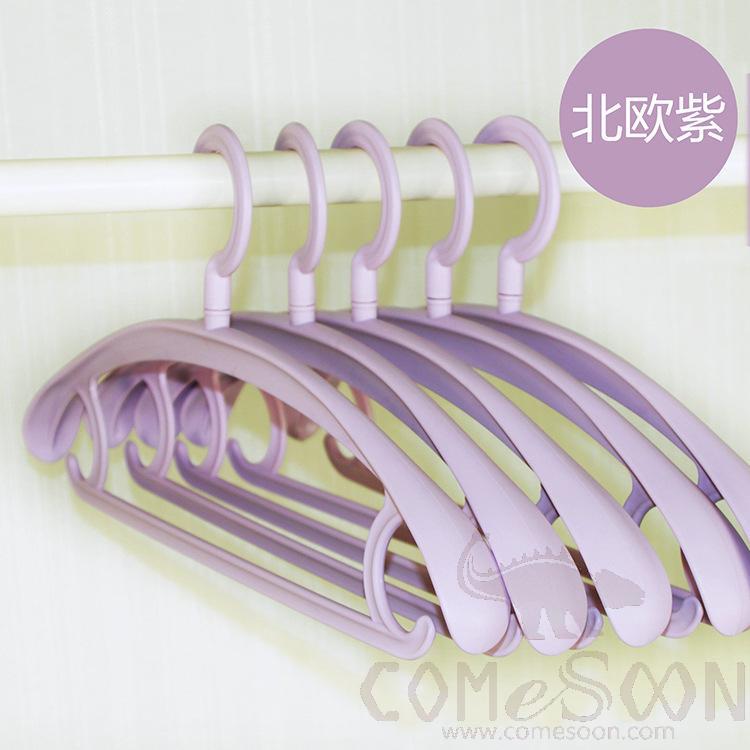 Non-Marking Thickened Wide Shoulder Hanger, Plastic, 40cm