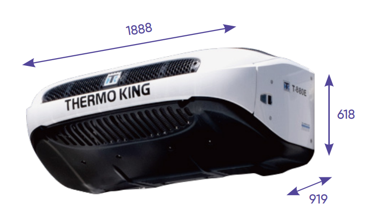 T-780E / T-880E Dimensions