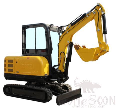 Small Excavator - R350 (Euro 3)-Zn390, 4082*1450*1507mm