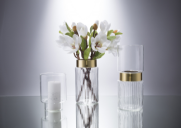 Glass Decorations/glass Vase D10h29cm