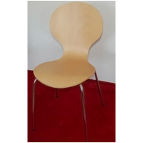 Curved Wood Dining Chair