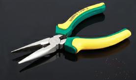 Long Nose Pliers 6", High Carbon Steel+ PP & Tpr Handle
