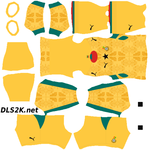 Uniforme Titular de Ghana