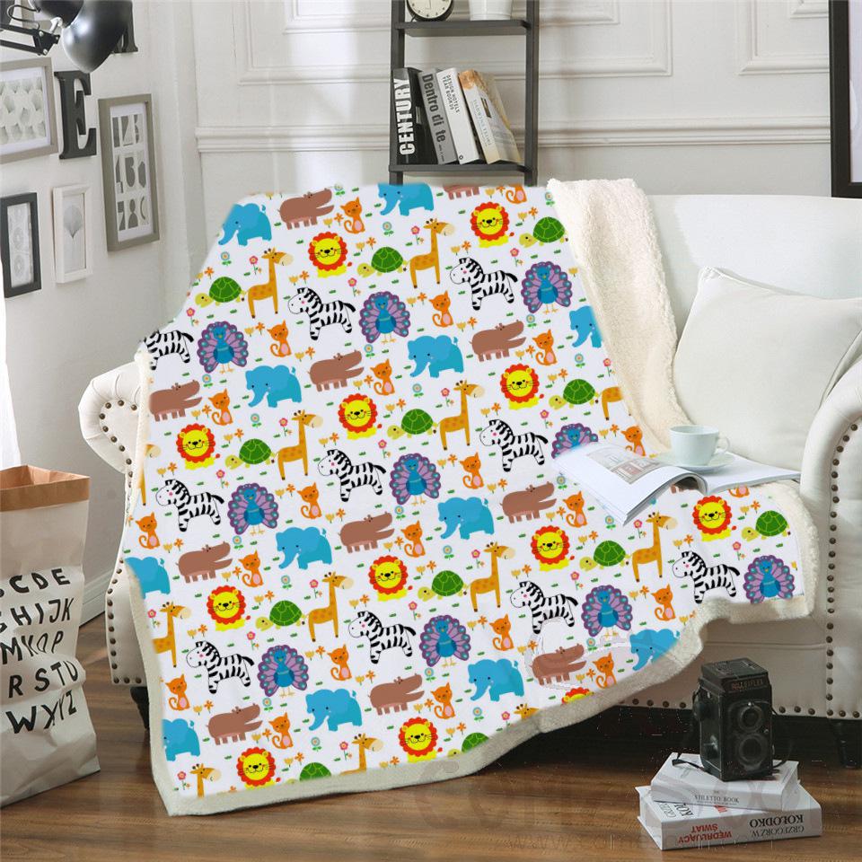 Cartoon Blanket, Crystal Velvet, 150*130cm