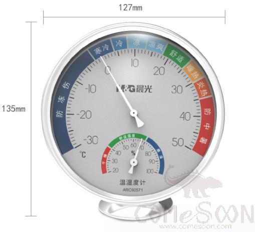 Thermohygrometer, D127*135mm