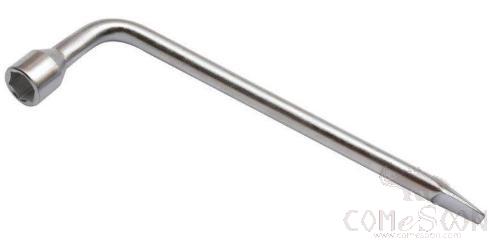 L Type Tire Wrench Socket Wrench Crowbar for Cars Change Tires 19mm, High Quality Alloy Steel