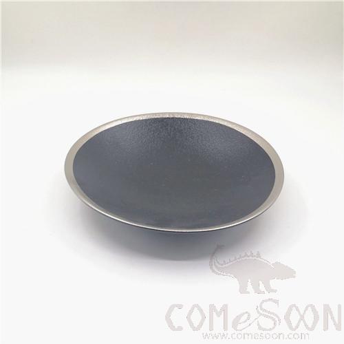 Electroplated Silver 10" Komi Soup Plate