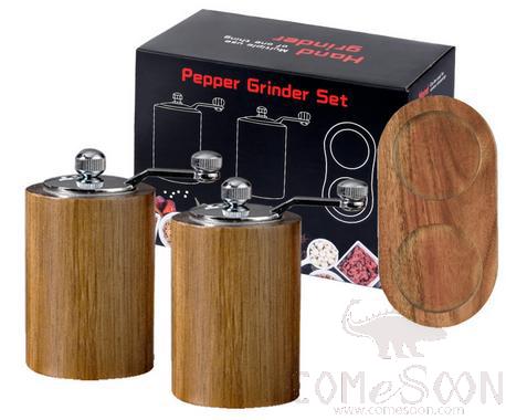 Hand Cranked Grinder Two-Piece Set L15 * W7.5 * H10.5cm product image