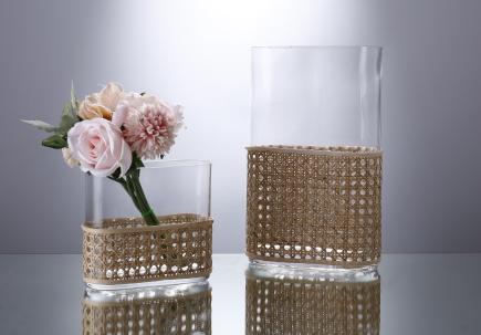 Glass Decorations/glass Vase 18*8*30cm
