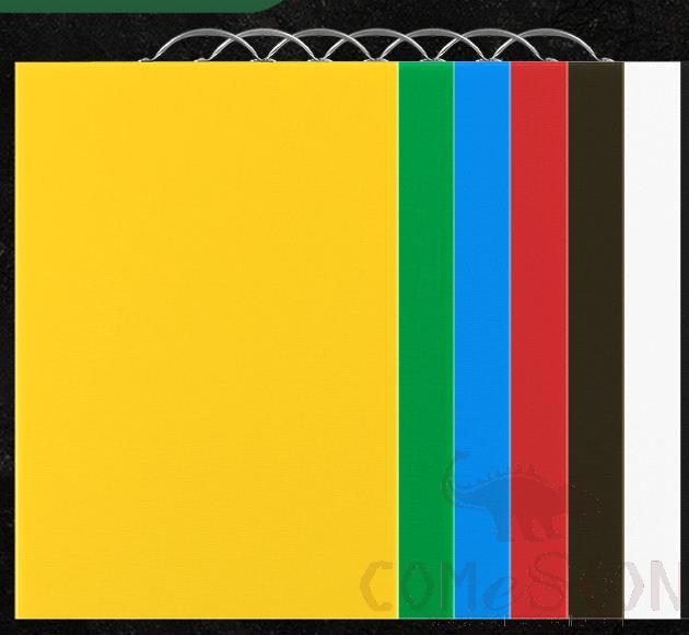 Cutting Board-Green, Hdpe, 500mm (L) X 350mm (W) X 20mm