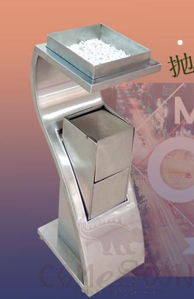 Trash Can, Stainless Steel, 22*25*67cm, Dustbins