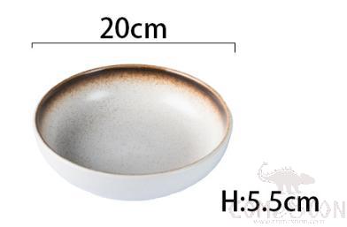 Mocha Series 8" Round Deep Plate