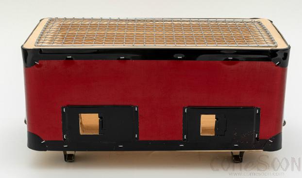 Rectangular Iron Sheet Carbon Oven, 37.5*21.5*18cm