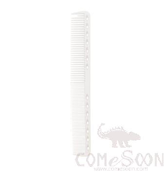 Comb for Haircut, Plastic, White, 18.5*2.5cm