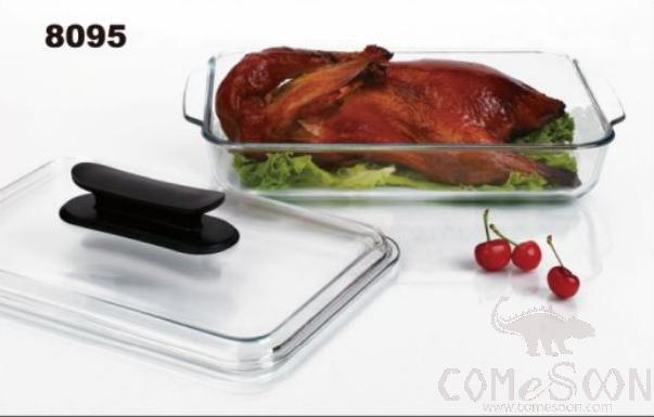 3.0L Rectangular Tempered Glass Pot product image