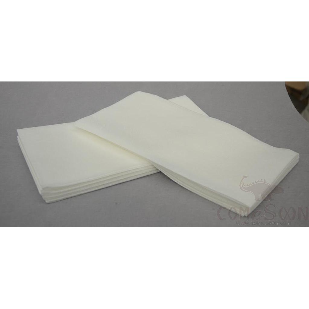 Face Towel for Airline Passengers, Viscose Polyester, 100 Pieces, White, 20*30 cm