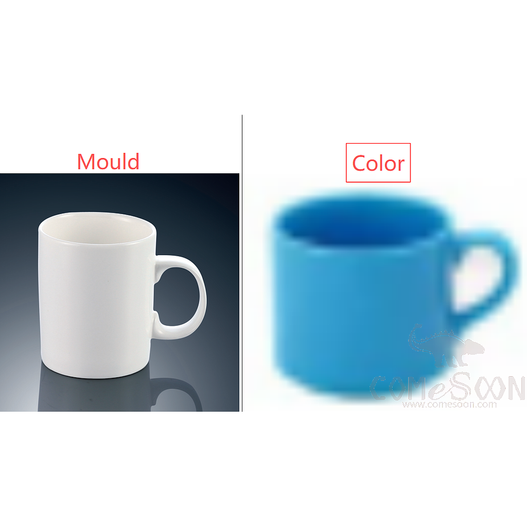 Customized 300ML Mug W/logo&Body Color(Blue)