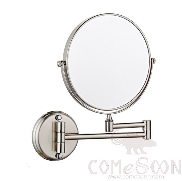 Makeup Mirror-W/o Led / Double-Sided Mirror - Brushed Finish - Copper+ SUS304+ Zinc Alloy
