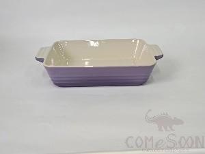 Gradient Series 9.6" Relief Line Rectangular Baking Pan Purple