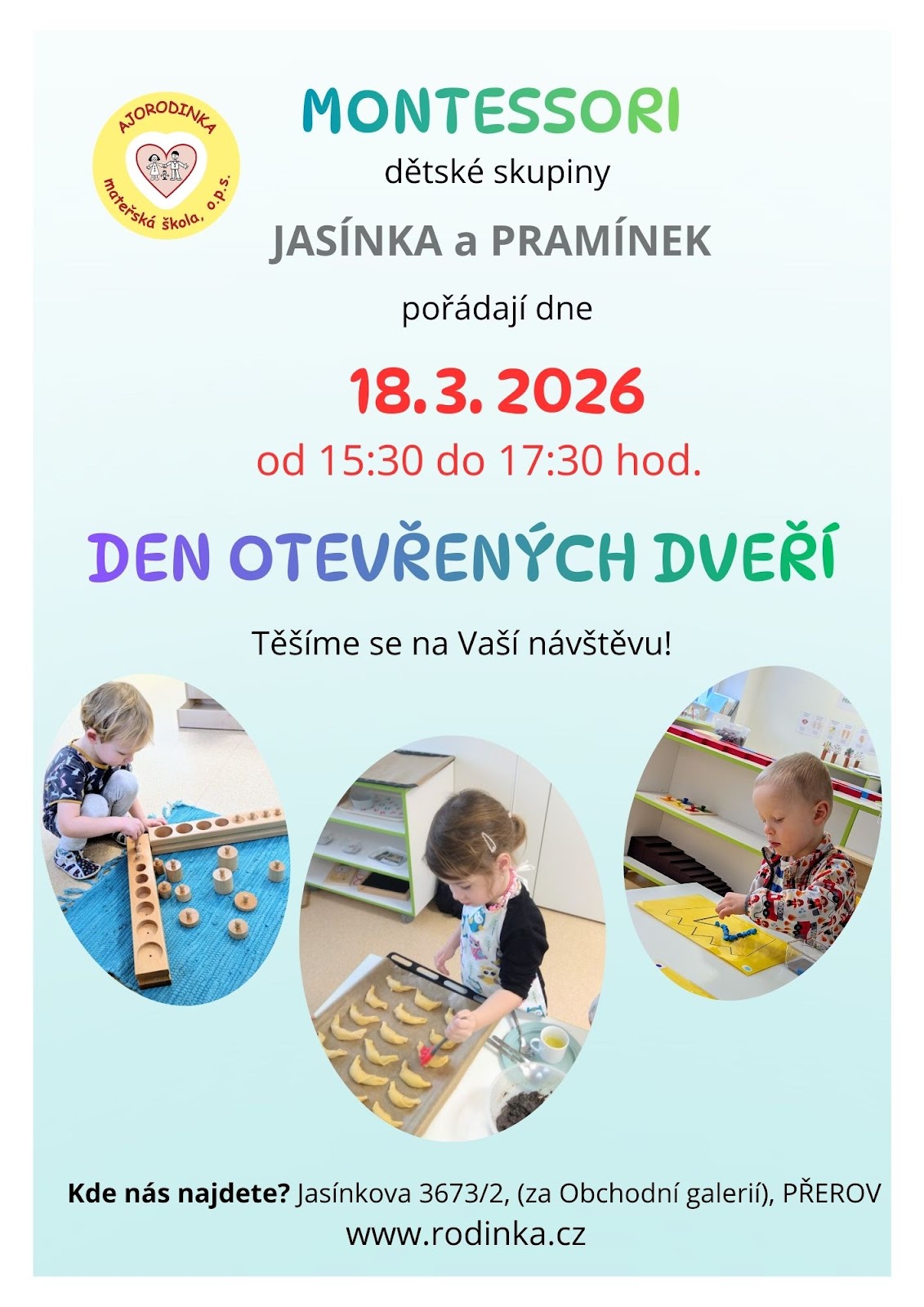 Den otevřených dveří Jasínka a Pramínek