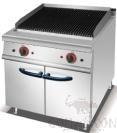 Electric Lava Rock Grill with Cabinet, Dimension:l800*W900*H920mm, Power Supply:12 Kw