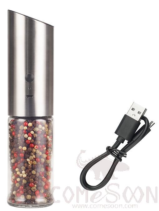 Usb Rechargeable Salt/pepper Mill with Light