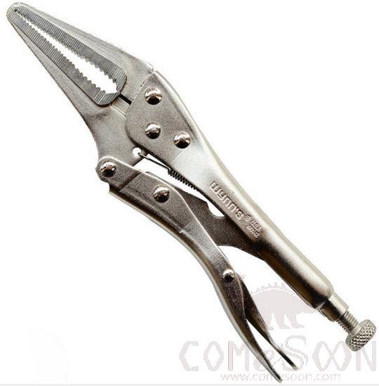 Long Nose Locking Pliers 6", Alloy Steel