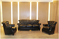 Black Leather Sofa