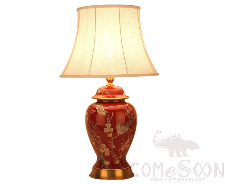 Table Lamp-D33*H58cm-Button Switch