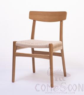Chair, White Oak Woven Rope, 500*500* 770mm