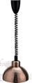 Three-Layer Steel Telescopic Rose Gold Diamond Insulation Chandelier (Coiled Line), 220v/250w, 500x450x870mm