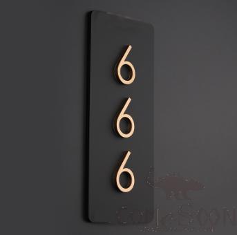 Door Number, Acrylic, Simple Model Vertical,
20*8cm