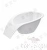 12" Ladle Shaped Bowl, White, Mf, 305*200*119mm