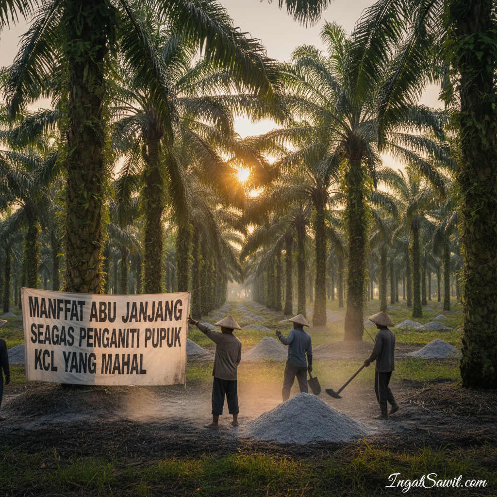 Manfaat Abu Janjang sebagai Pengganti Pupuk KCL yang Mahal