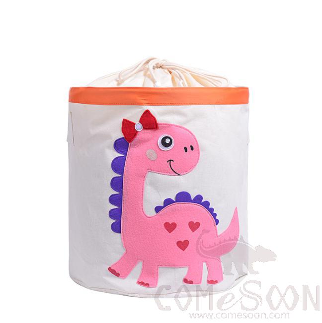 Linen Storage Basket-33*33*33cm, Waterproof Coating Canvas Linen+ Mdf Insert