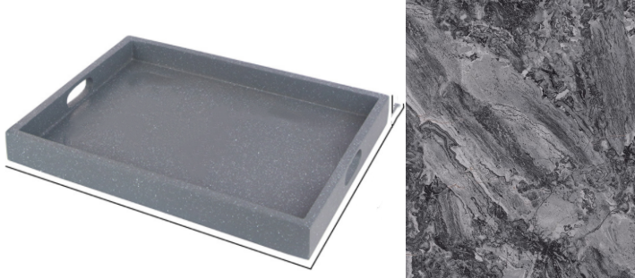 Mini Bar Tray, Synthetic Resin, 300*550* 40 mm