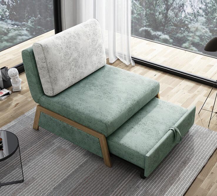 Sofa Bed-Microfiber Leather-125*83*84cm product image