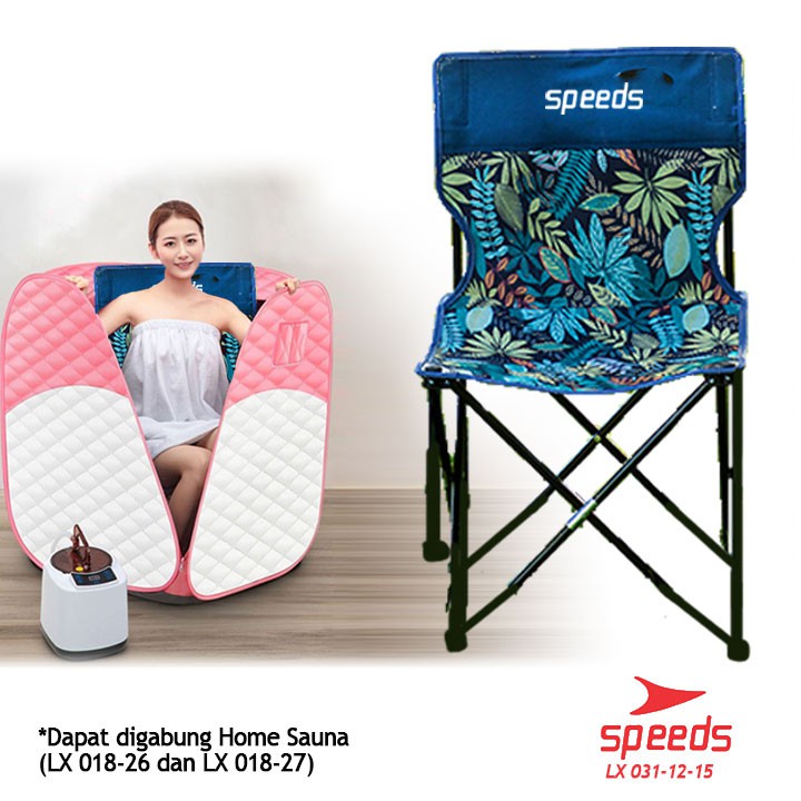 SPEEDS Kursi lipat Serbaguna Outdoor - folding chair stool Portable camping outdoor 031-14-15