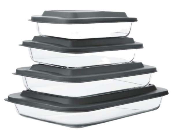 Glass Casserole 3L Moq=10000
