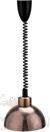 Three-Layer Steel Telescopic Rose Gold Hammer Print Insulation Chandelier (Coiled Line), 220v/250w, 500x450x870mm