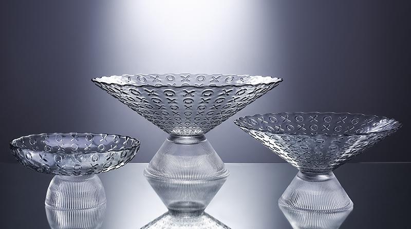 Glass Decorations/glass Plate D25h12cm