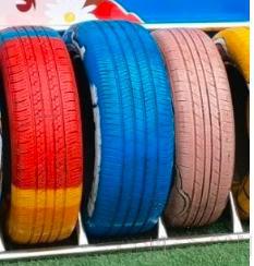 Kindergarten Tyres, Φ62cm, Blue