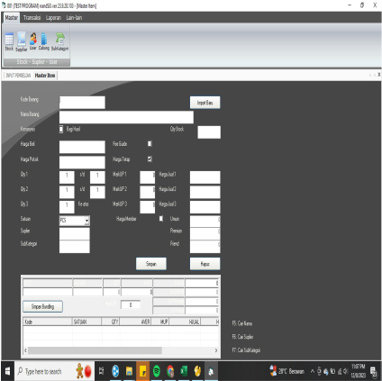 Program POS Kasir Toko nandSis