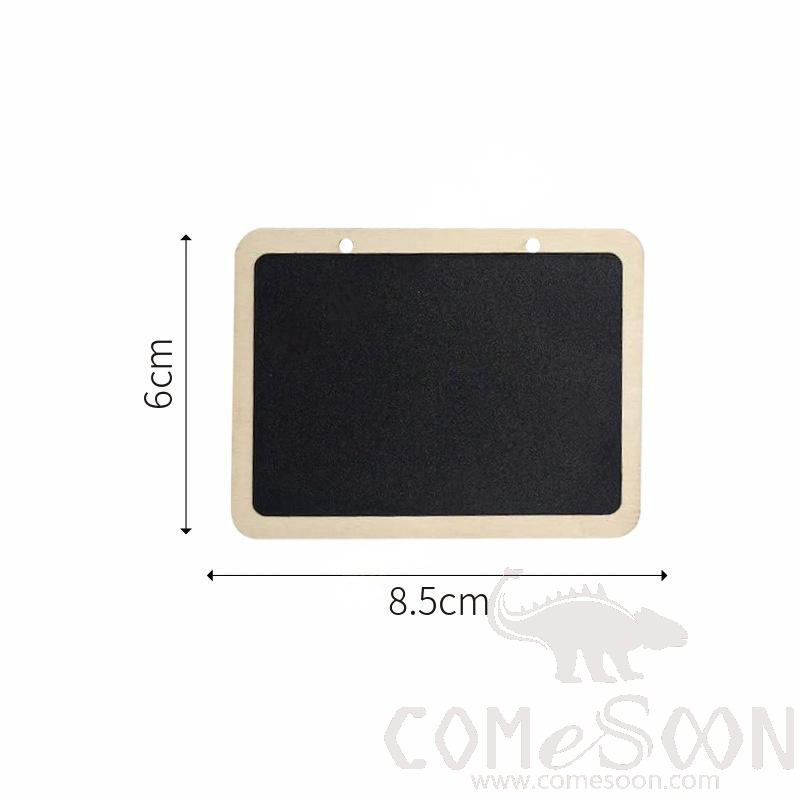 Smal Rectangular Blackboard, L8.5*W6*H0.25cm
