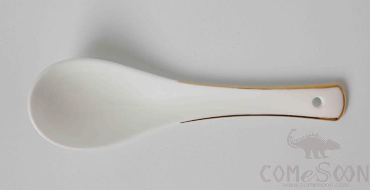 Soup Spoon (Gold Line), L14.3cm