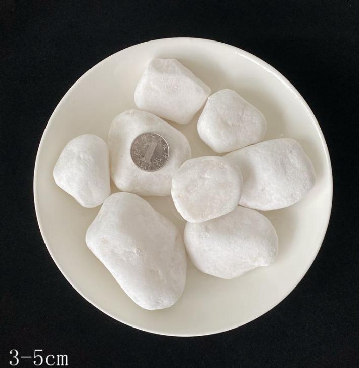 White Pebbles, Diameter 30-50mm